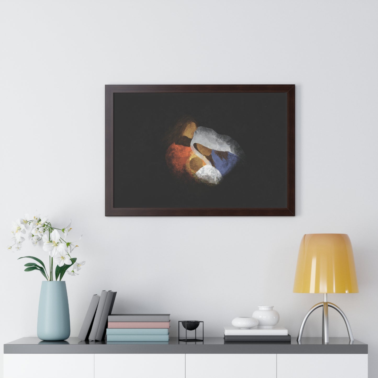 A Savior is Born Premium Framed